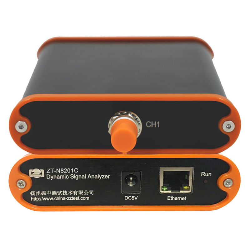 ZT-U8201C Voltage IEPE charge input portable dynamic signal analyzer