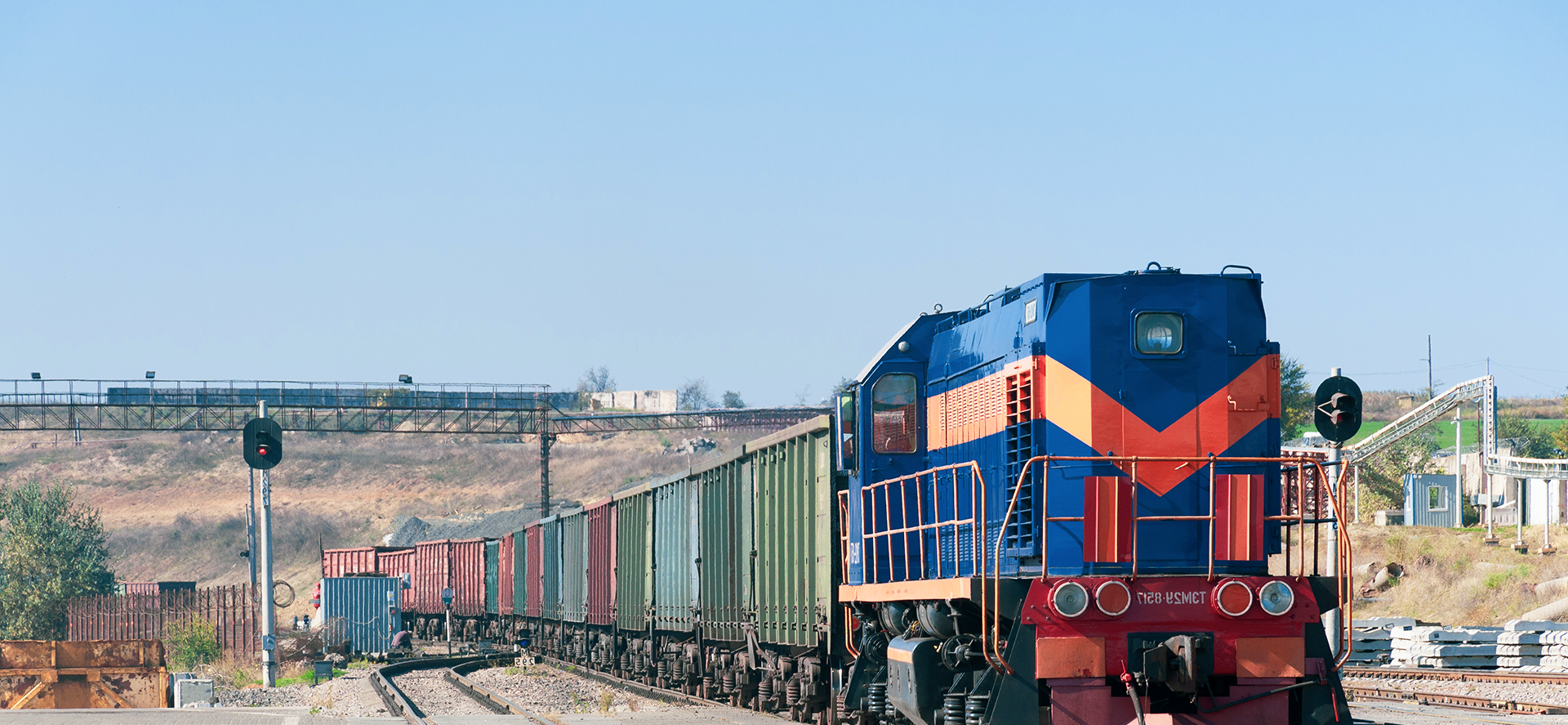 Railway and road