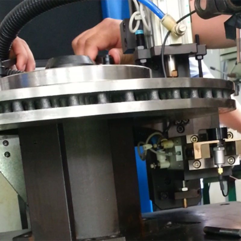 Production line natural frequency testing system Production line natural frequency testing system